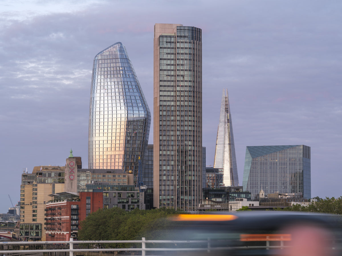 Murale da parete Vista Skyline Metropolitana di Londra
