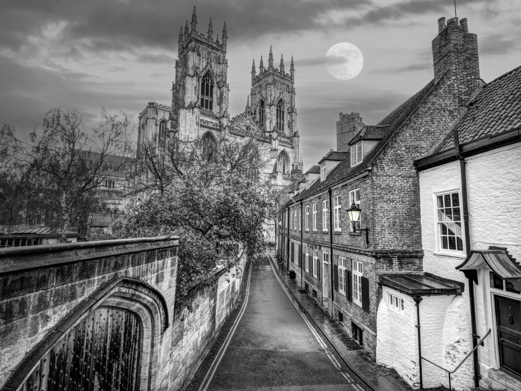 Fresque murale York Minster Moonlight Alley