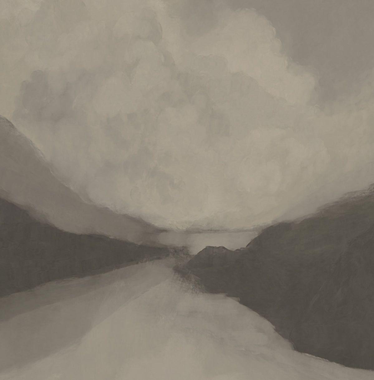 Papier peint panoramique Brume Éthérée de la Vallée