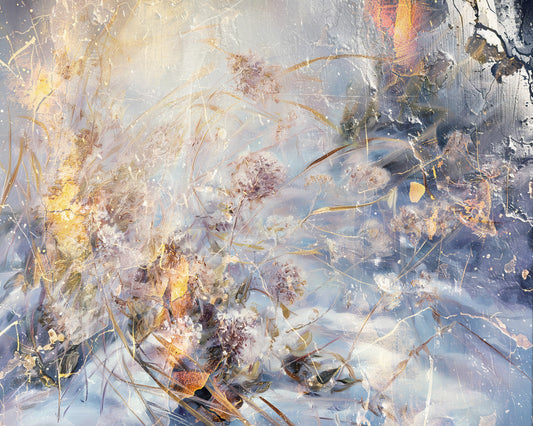 Tapet mural Misty Morning Botanical Wash