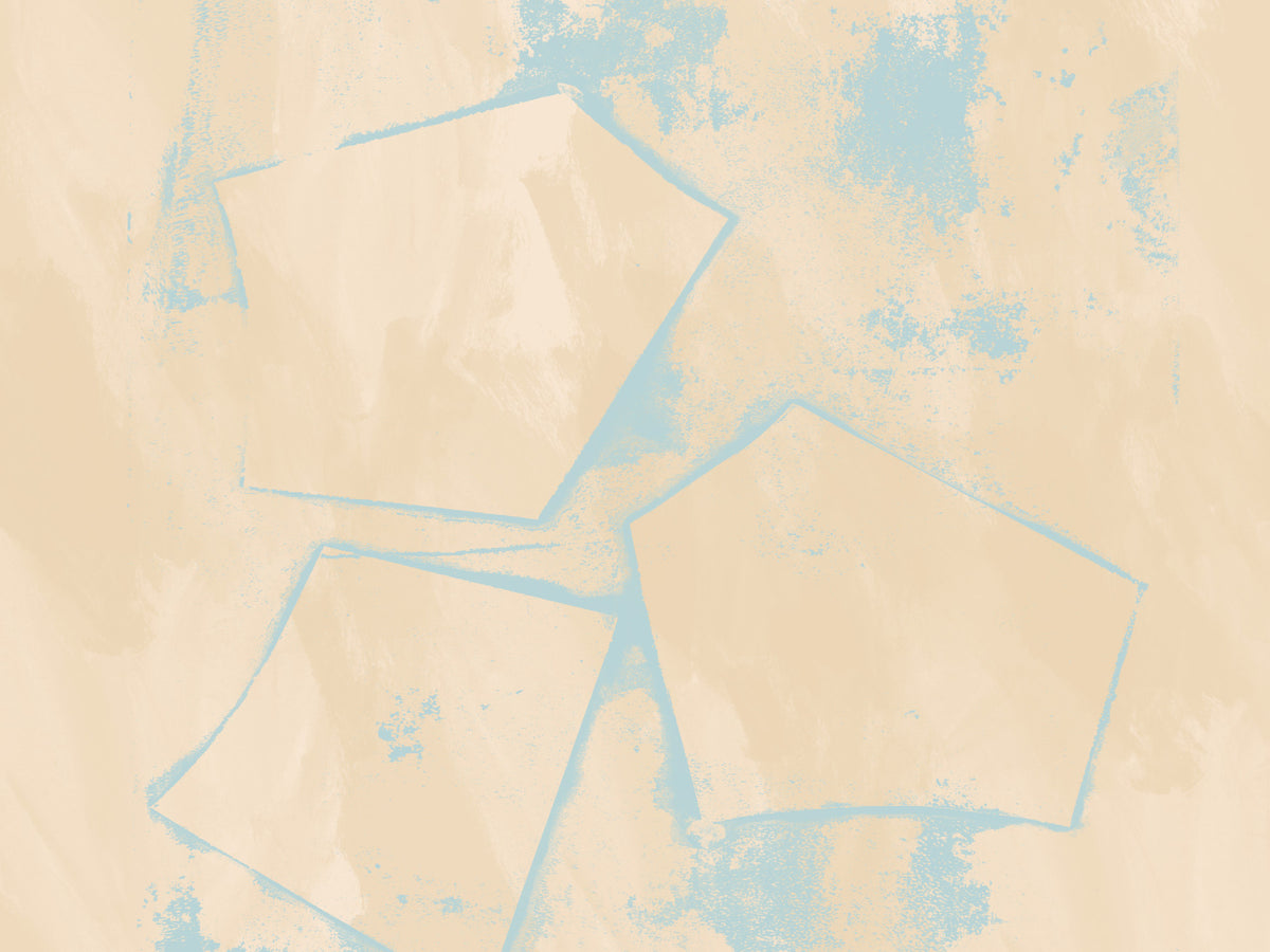 Geometrische Sand- und Himmel-Abstrakte Wandtapete in your room — zoomed