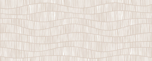 Papier peint mural minimaliste à lignes verticales ondulées en taupe