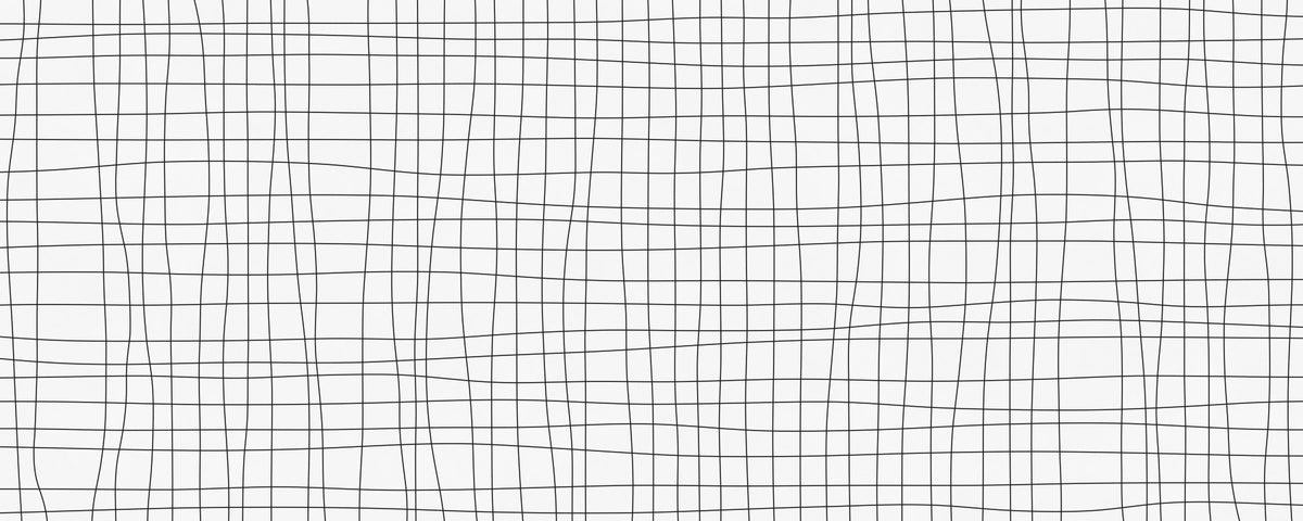 Minimalistisk mykt rutenett veggmaleri in your room — zoomed