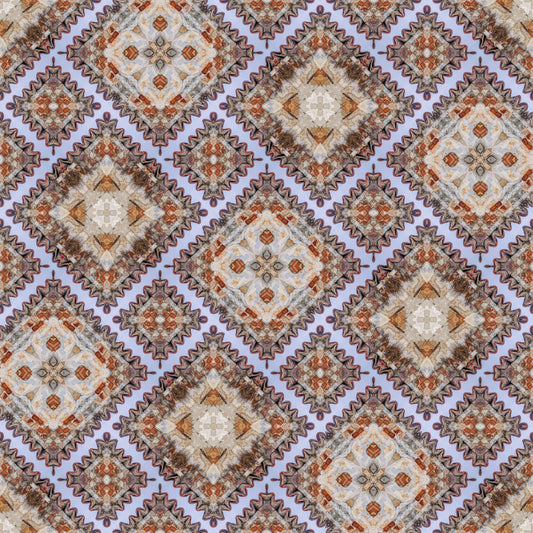 Rustikale Diamant-Gitter-Mosaik-Tapete