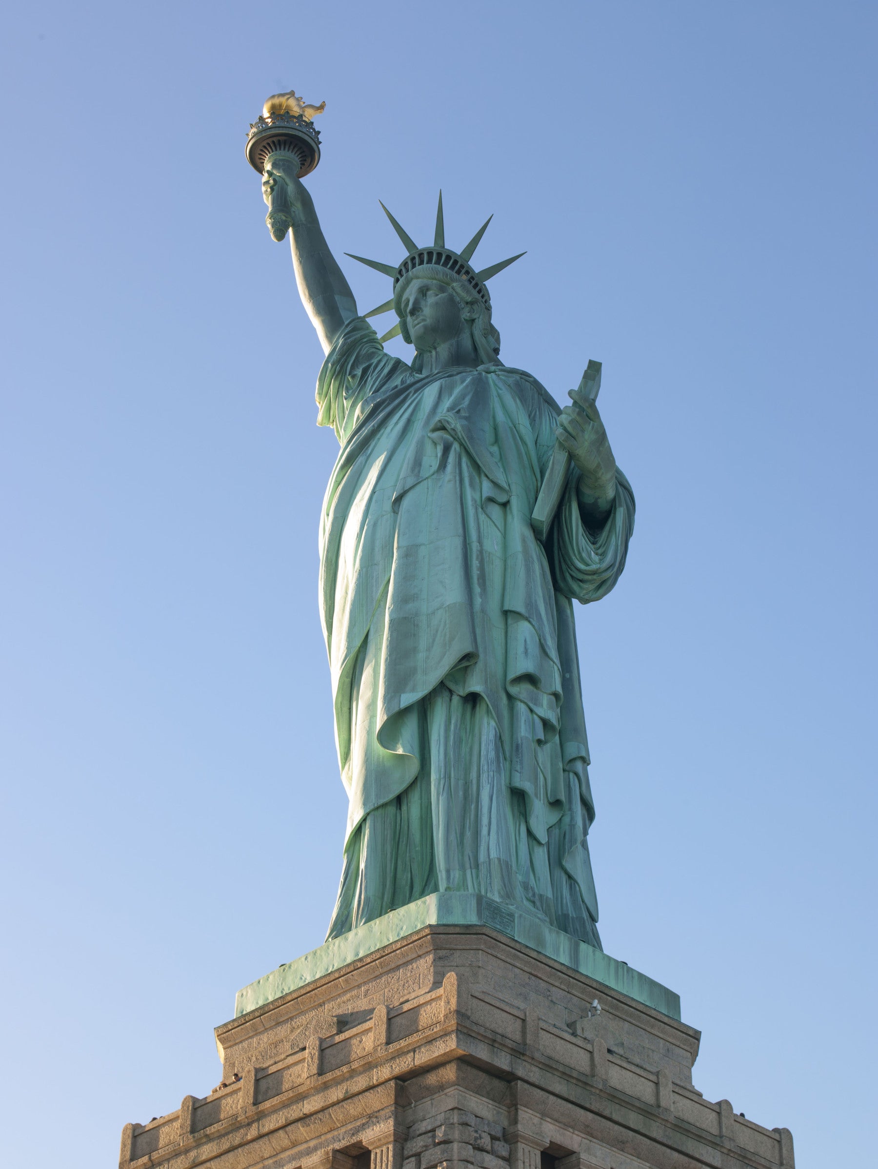 Ikonisches Wandbild der Freiheitsstatue
