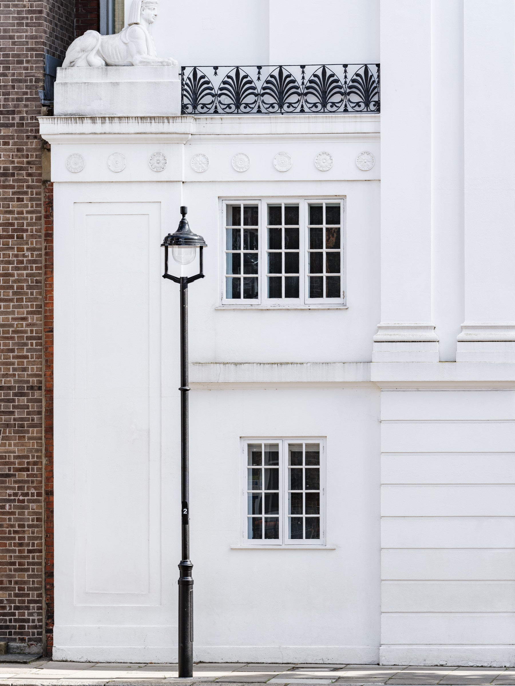 Fototapet cu fațadă arhitecturală neoclasică din Londra