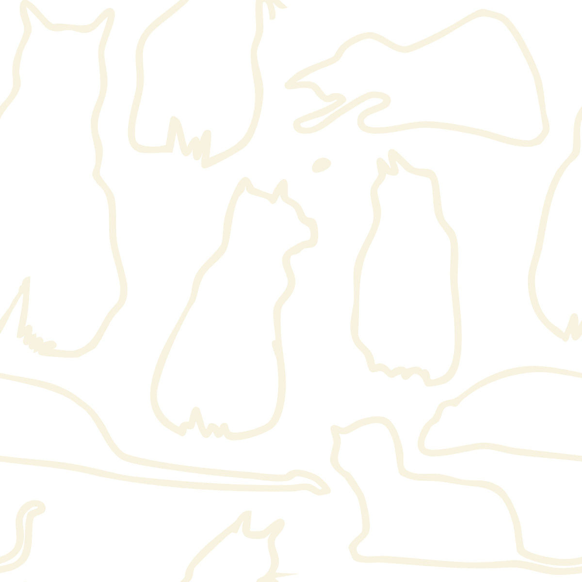 Munki and the Spot - Milk & Cream -tapetti in your room — zoomed
