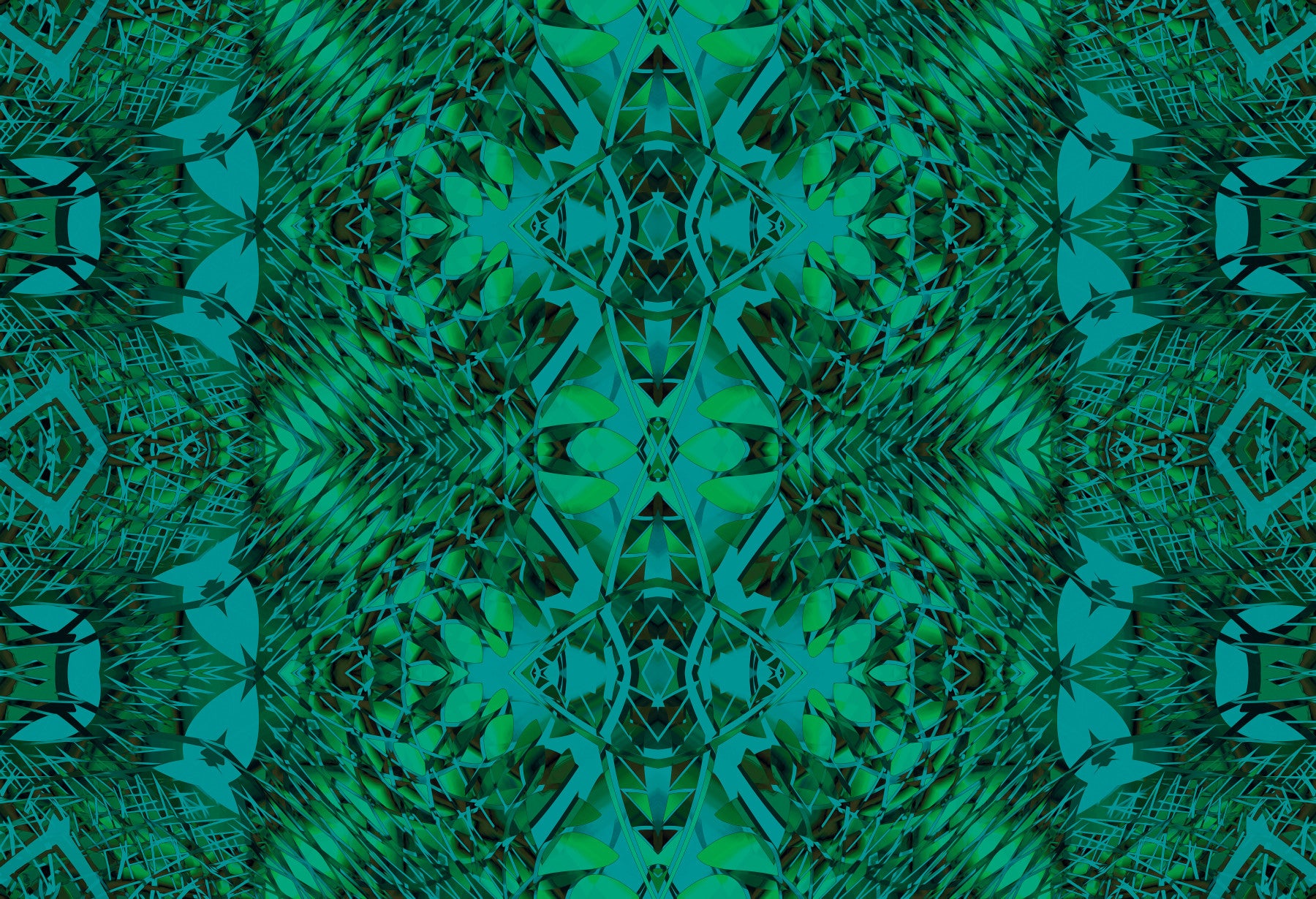 Emerald Green Geometric Lattice Wallpaper - AMBER DESIGN wallpaper Wallpaper⁠