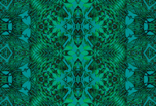 Emerald Green Geometric Lattice Wallpaper - AMBER DESIGN wallpaper Wallpaper⁠