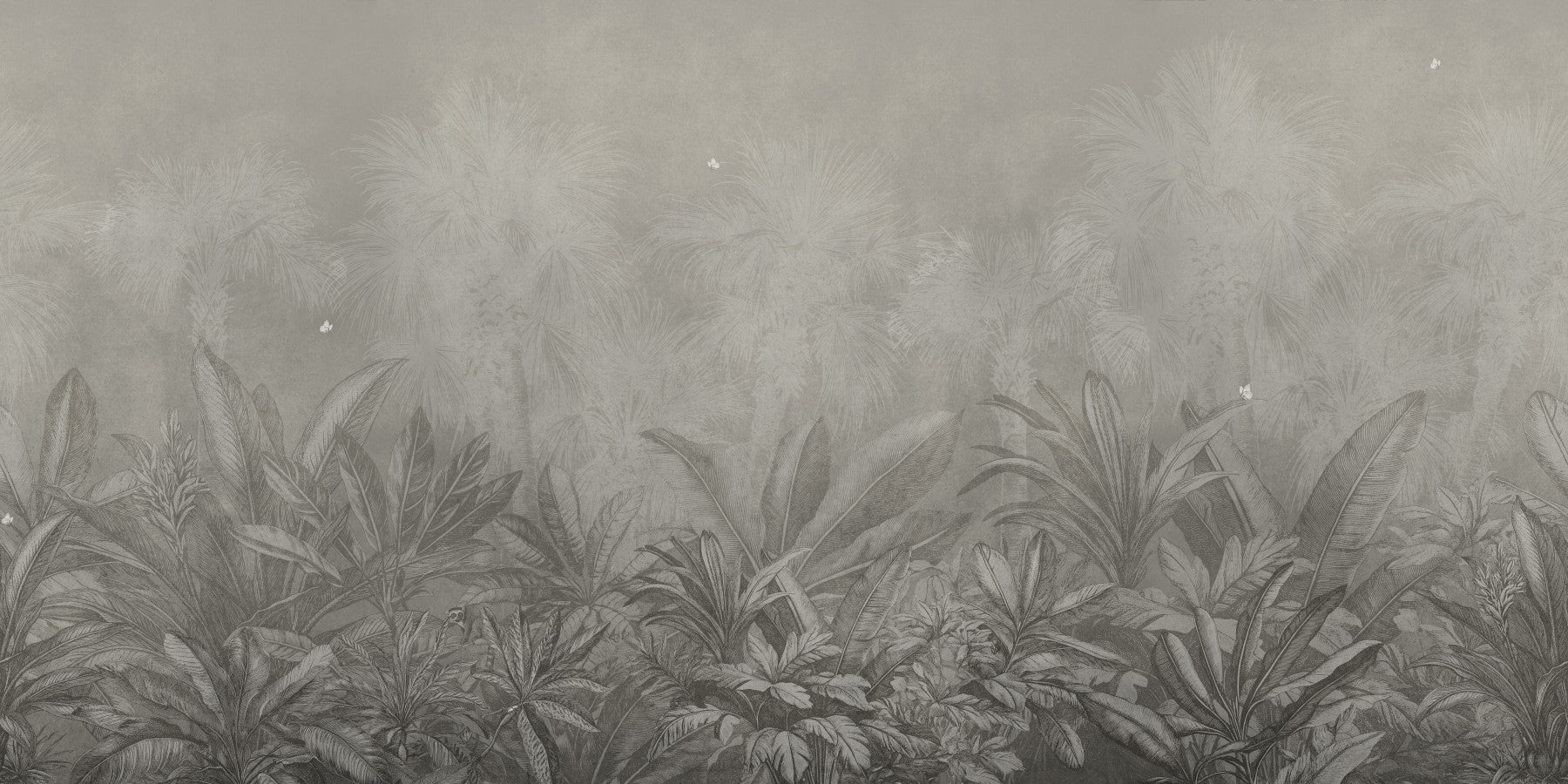 Brumes de la Jungle - Fresque Murale Crépuscule