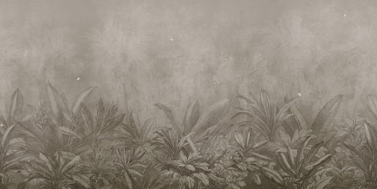 Jungle Mists - Sepia Muurdecoratie