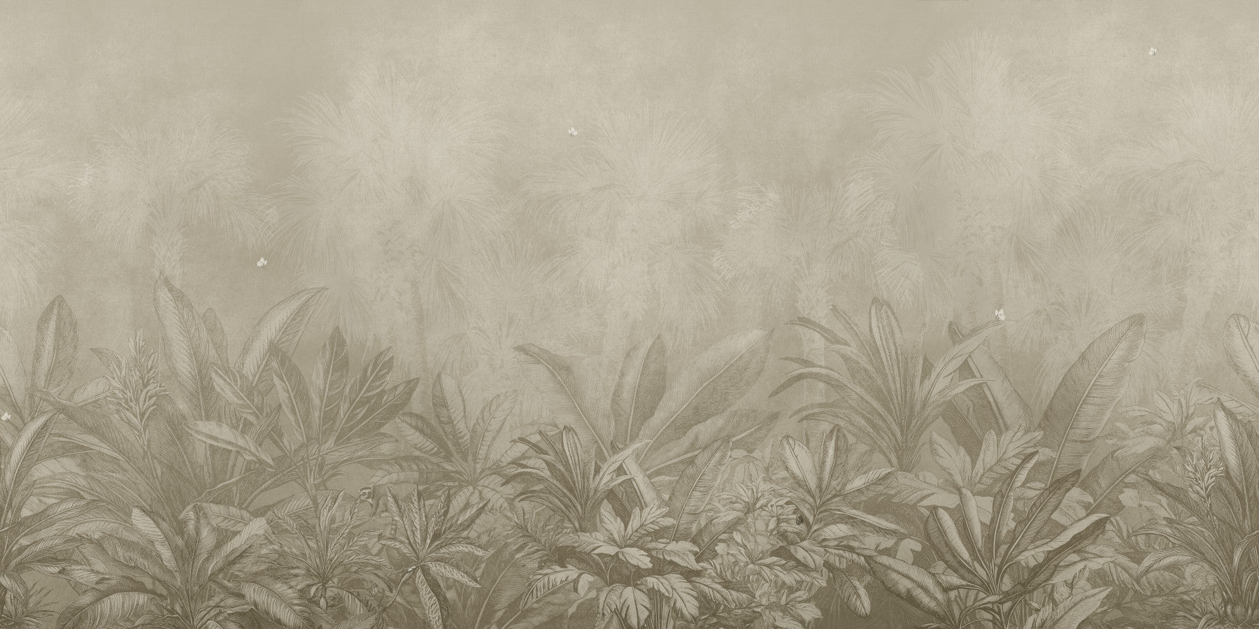 Brumes de la Jungle - Fresque Murale Bisque