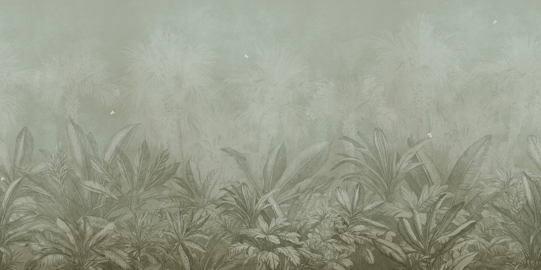 Brumes de la Jungle - Papier Peint Mural Aquatique
