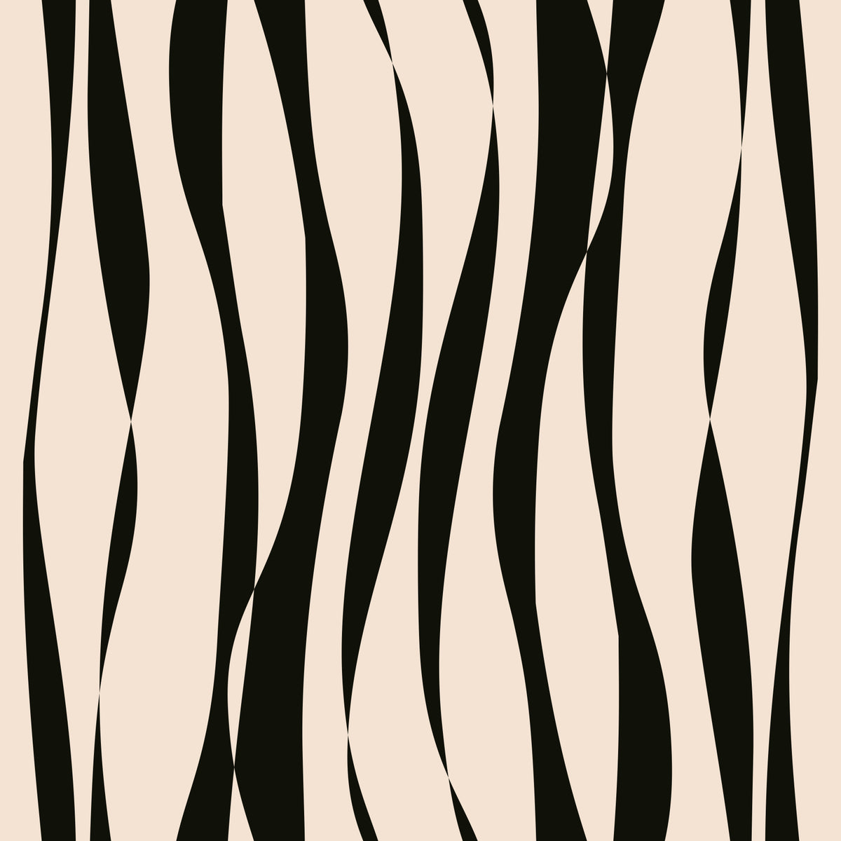 Tapet cu dungi ritmice moderne in your room — zoomed