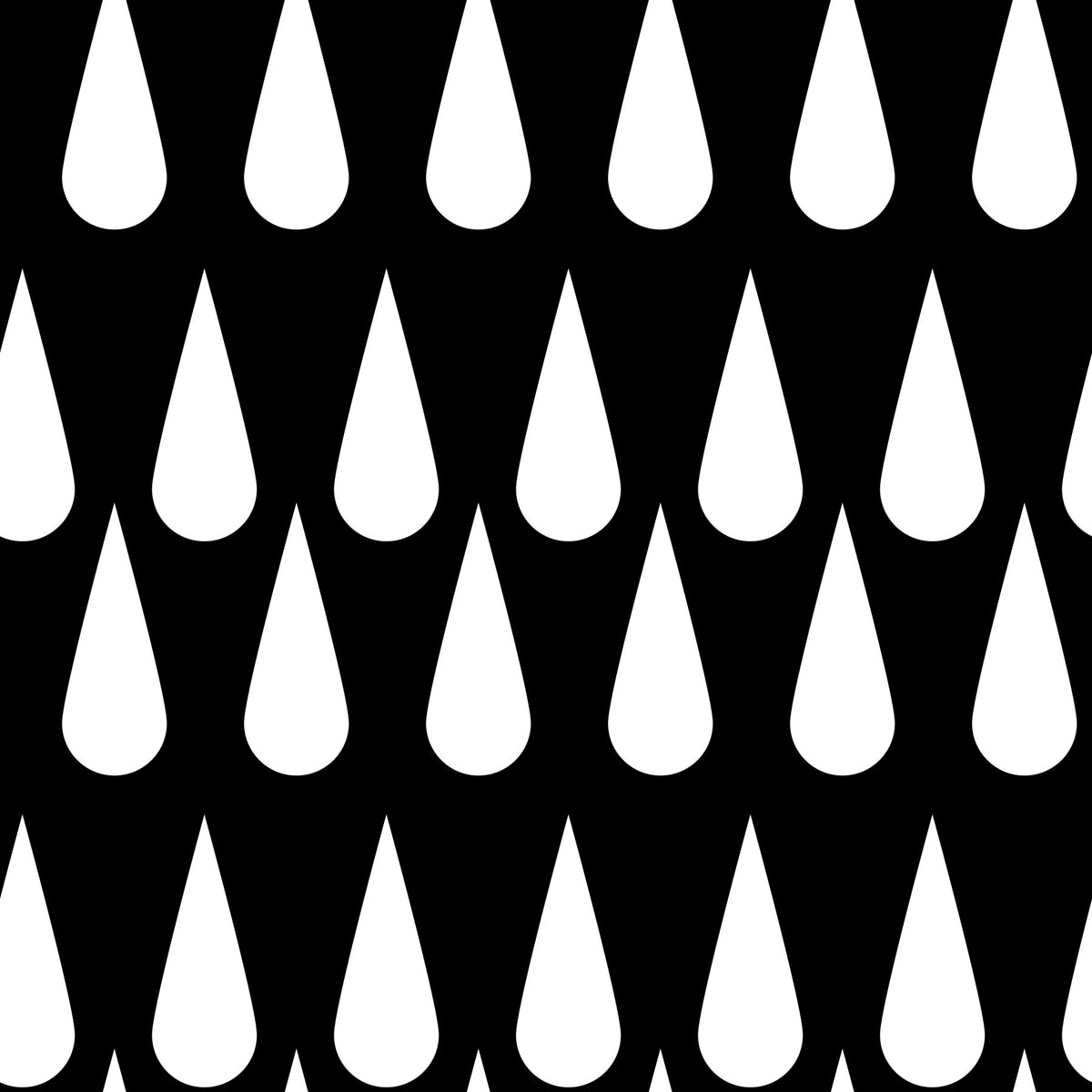 Tapet cu model minimalist monocrom de picături de ploaie⁠ in your room — zoomed