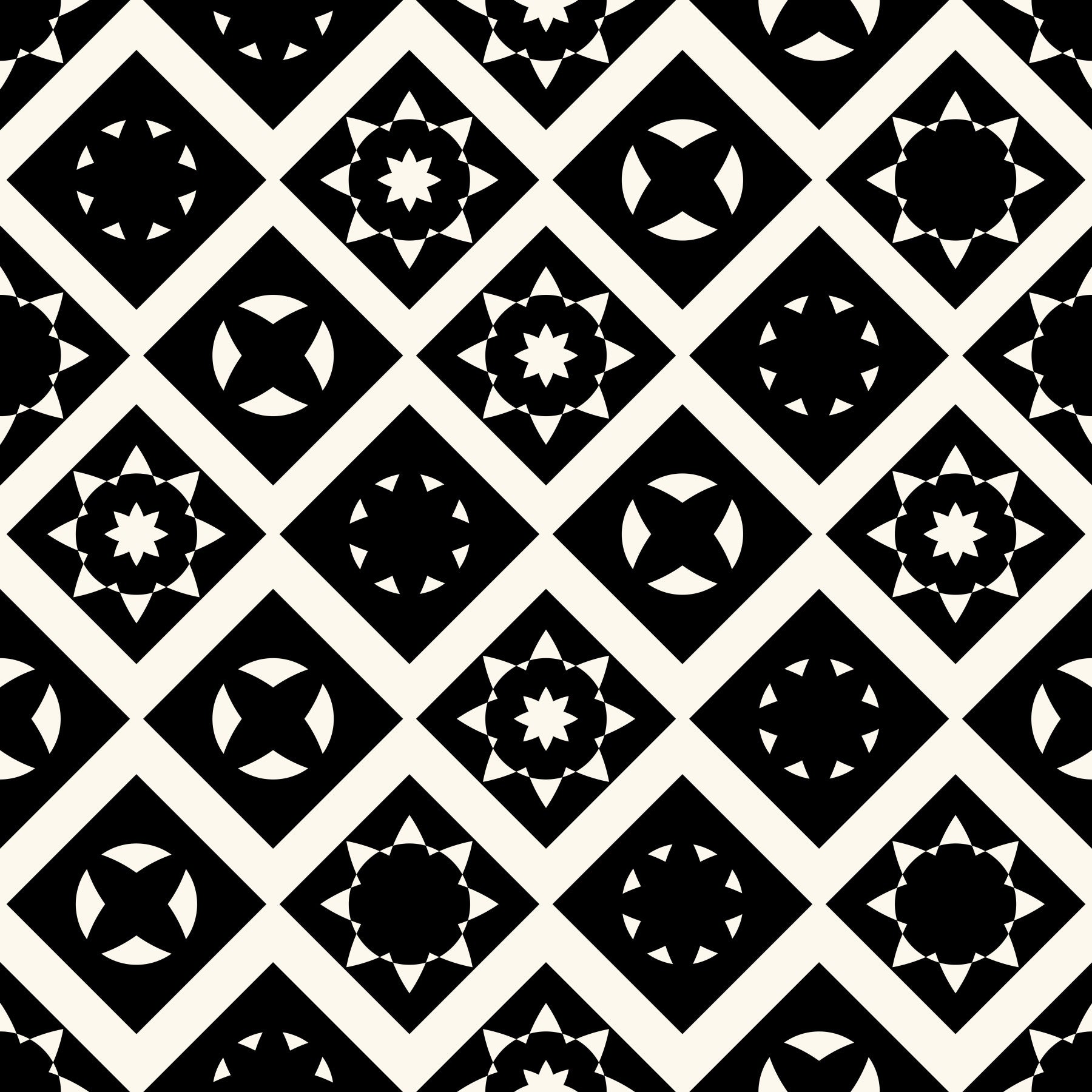 Abstract Star Diamond Tile Wallpaper⁠
