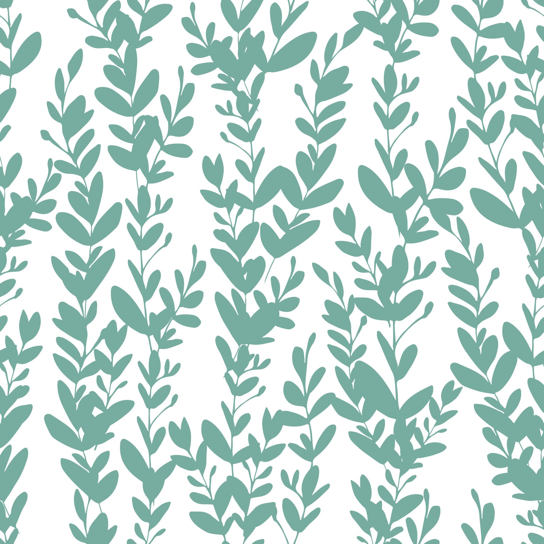 Minimalistisk salvie botaniske vinranker tapet⁠