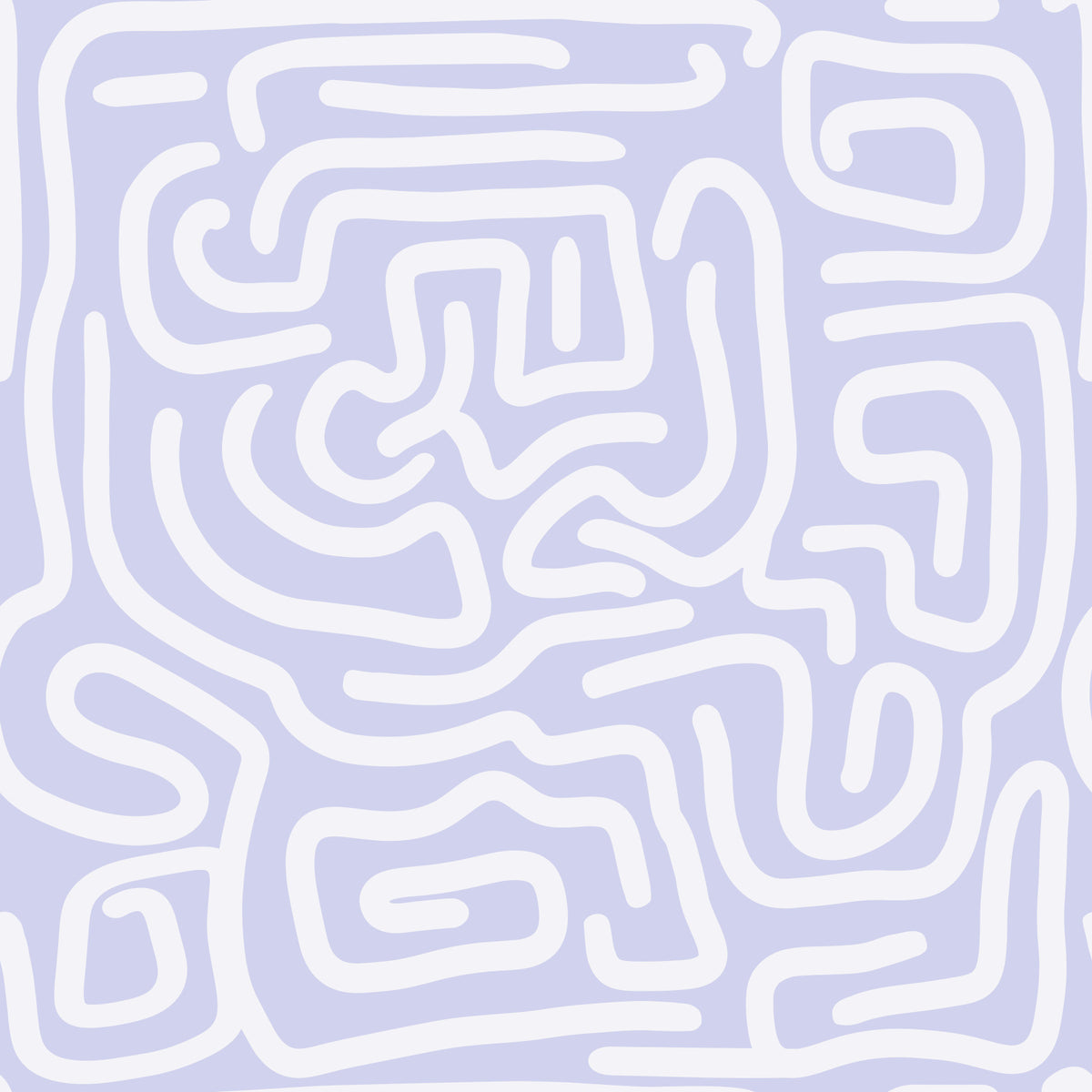 Minimalistinen violetti labyrinttikuosinen tapetti in your room — zoomed