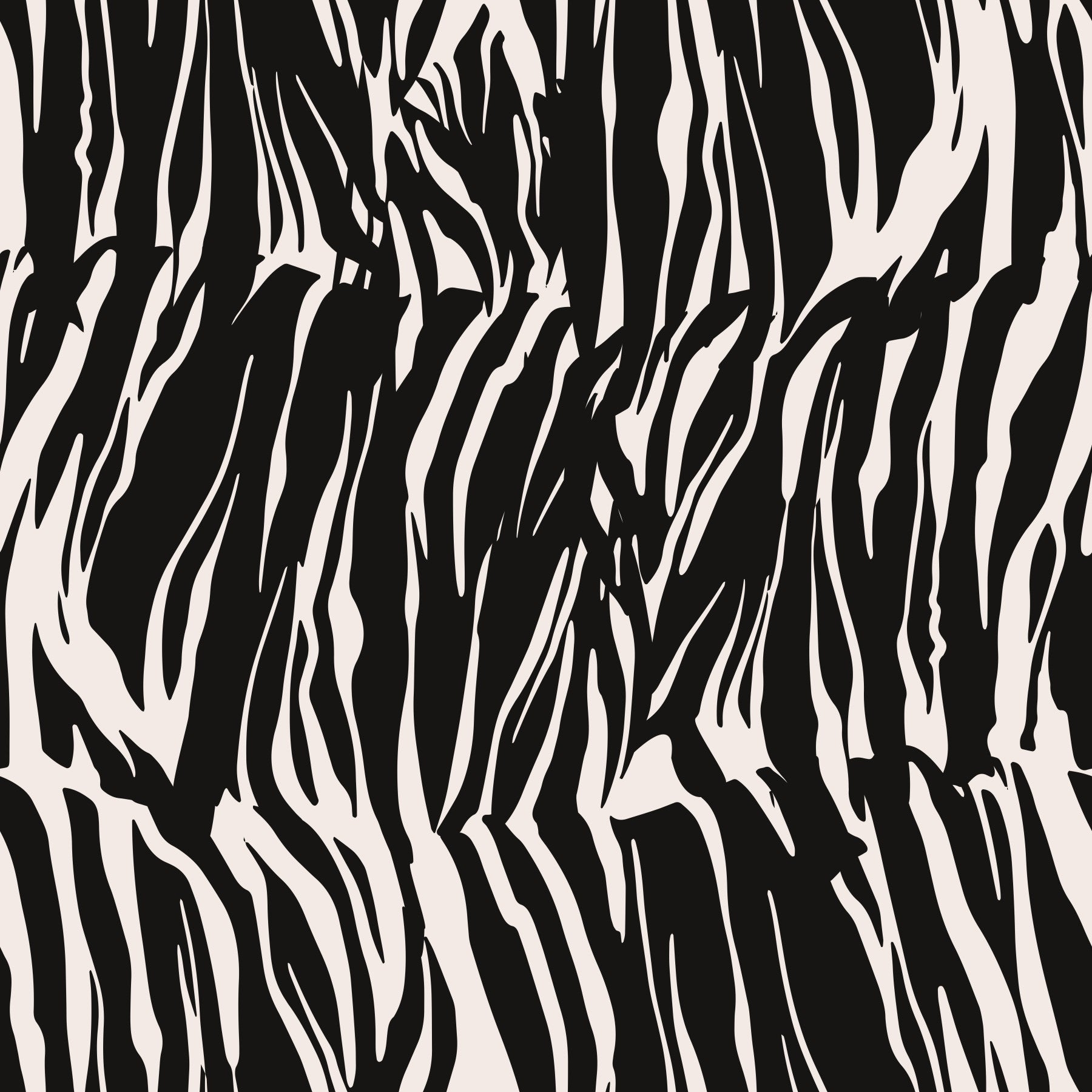 Papier peint abstrait à rayures zèbre⁠