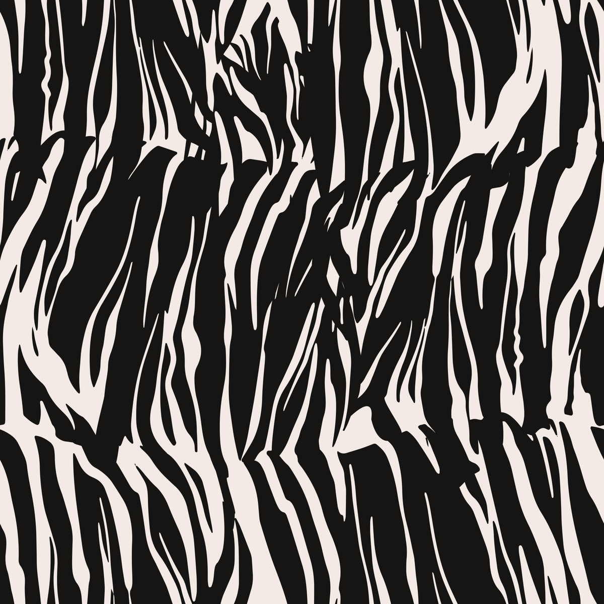 Abstrakt zebrastribet tapet in your room — zoomed
