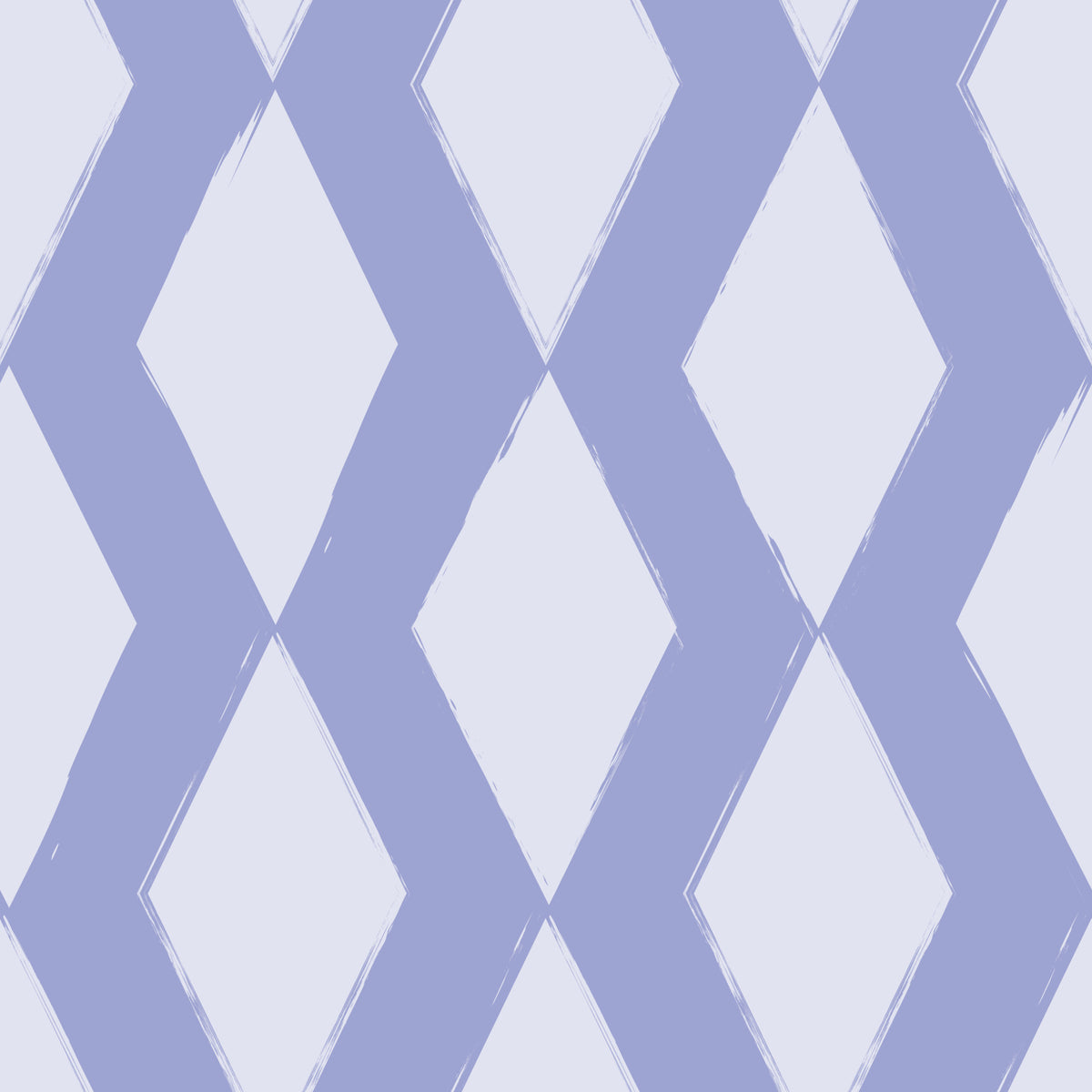 Dempet blå abstrakt diamantgitter tapet in your room — zoomed