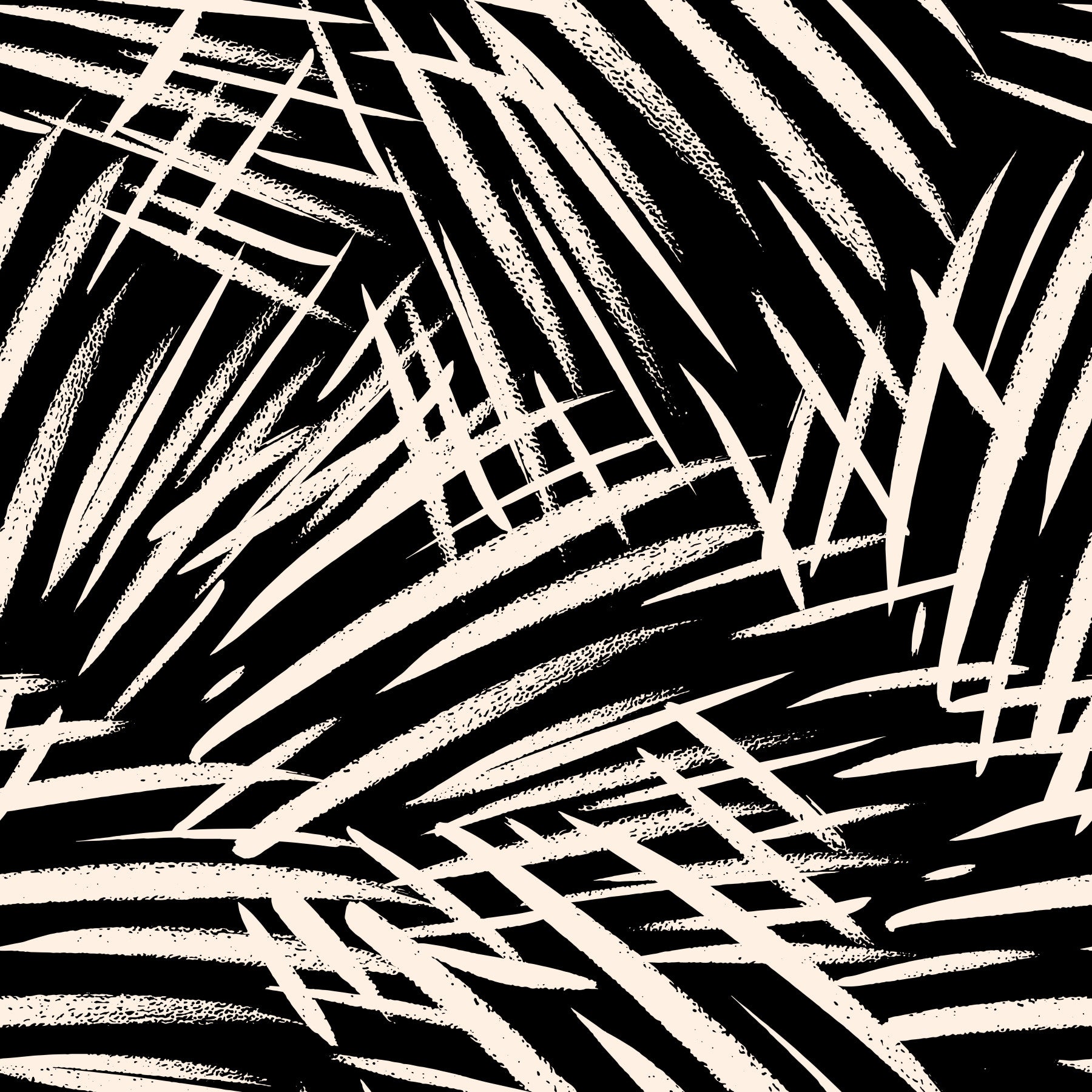 Monochrome Tapeten mit linearen Pinselstrichen