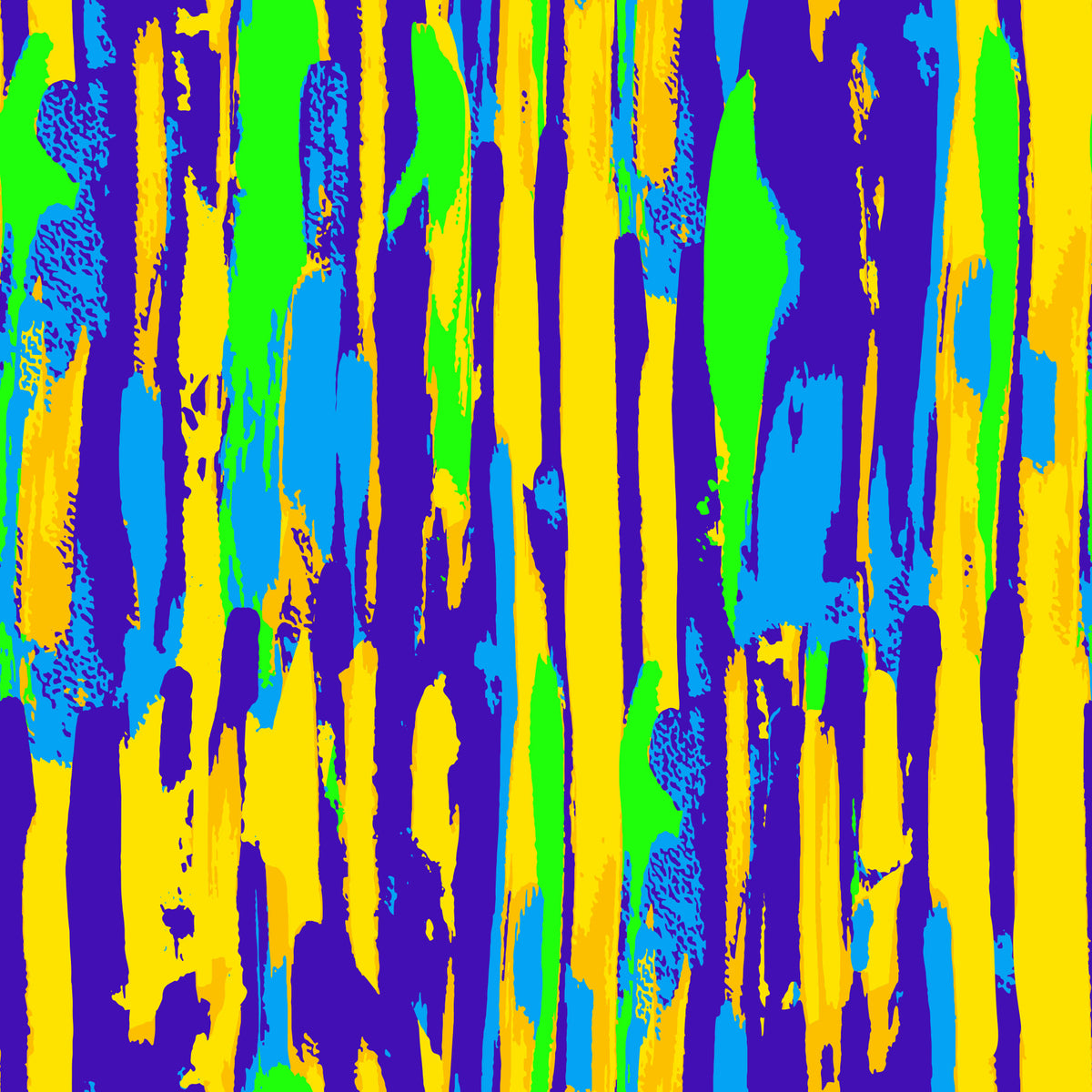 Papier peint à rayures coups de pinceau néon vibrants in your room