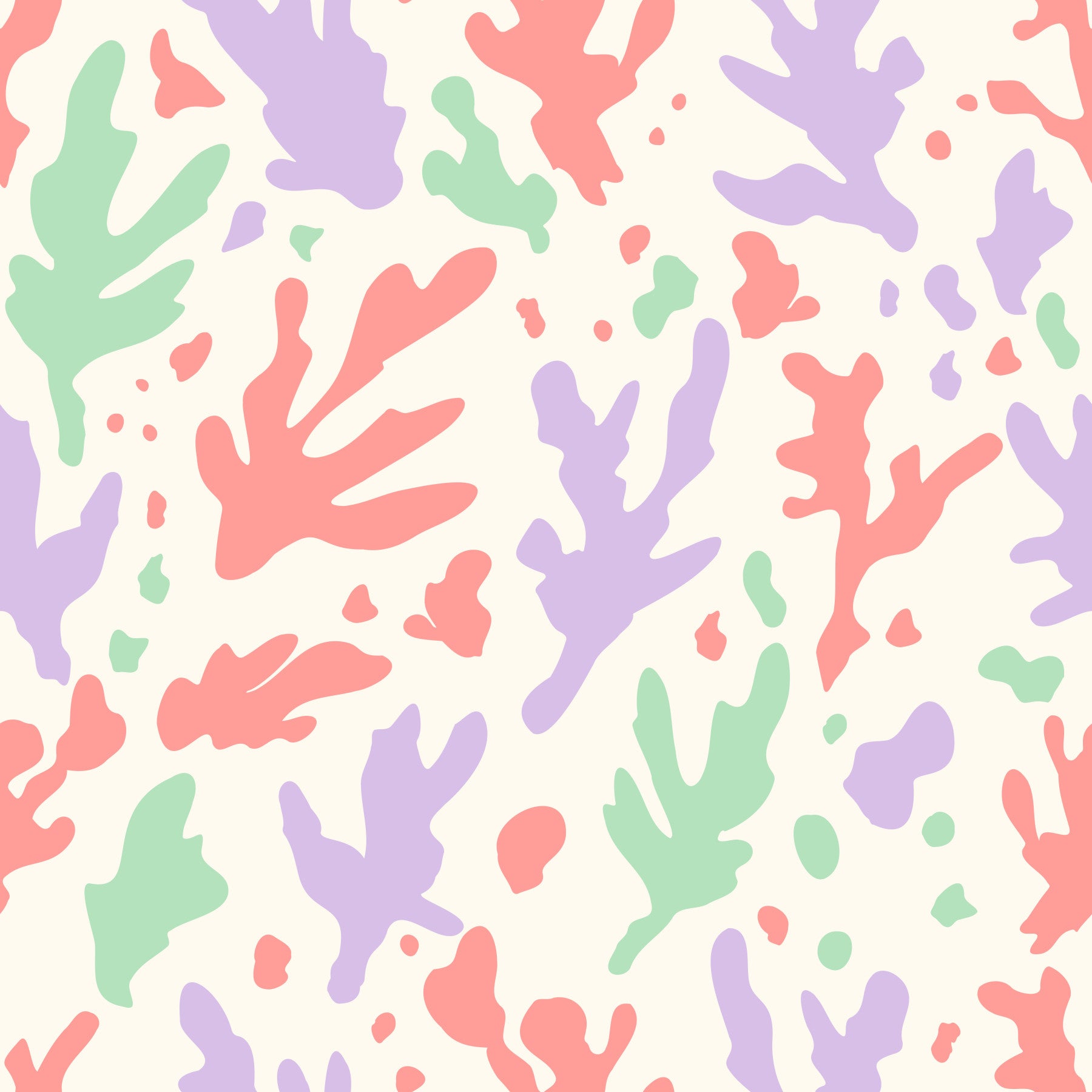 Papier peint découpé inspiré de Matisse moderne⁠