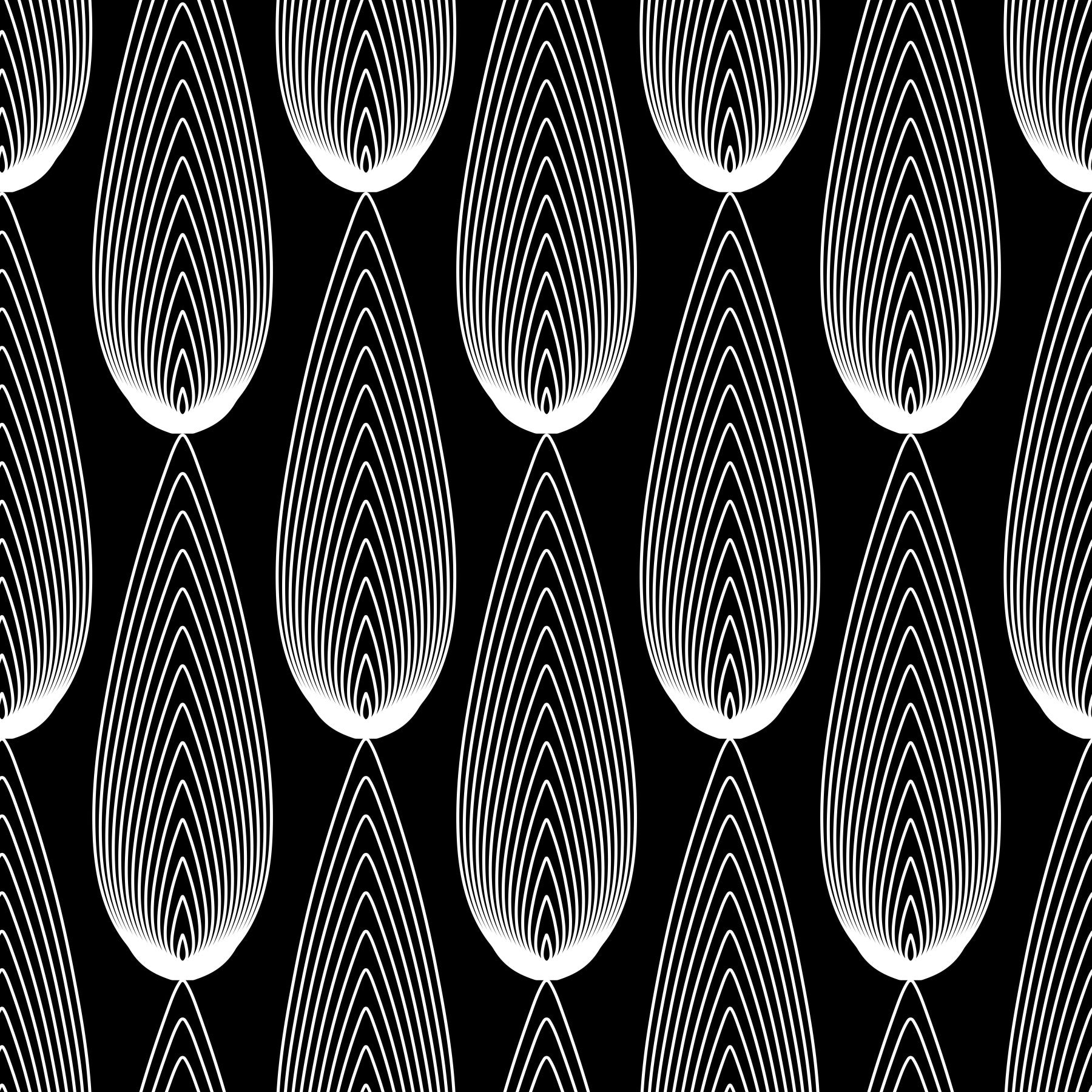 Papier peint à motif linéaire goutte d'eau minimaliste⁠