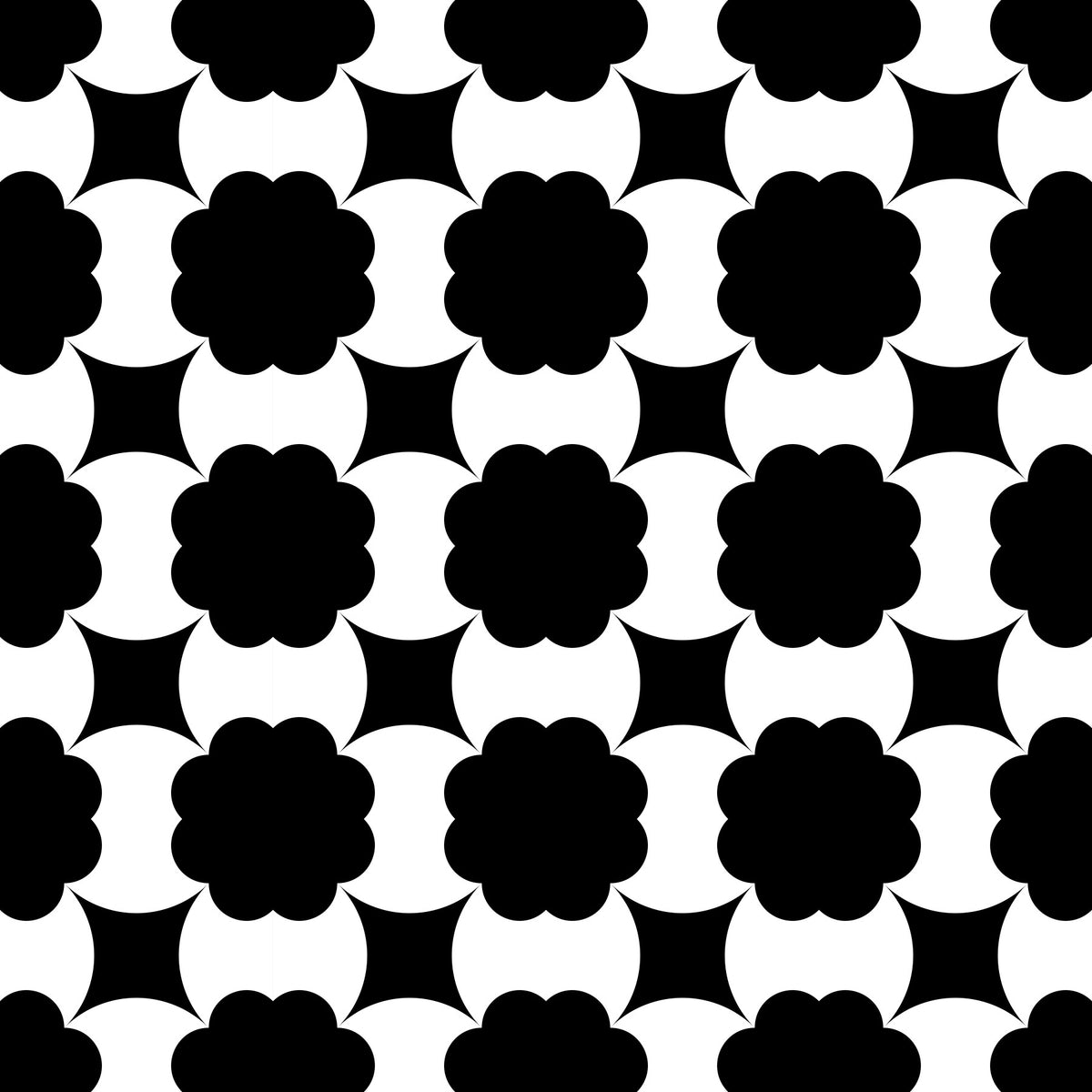Carta da parati a rete floreale monocromatica in your room