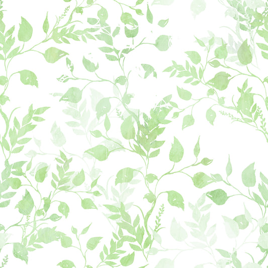 Papel tapiz Senderos de Hojas de Salvia Etérea