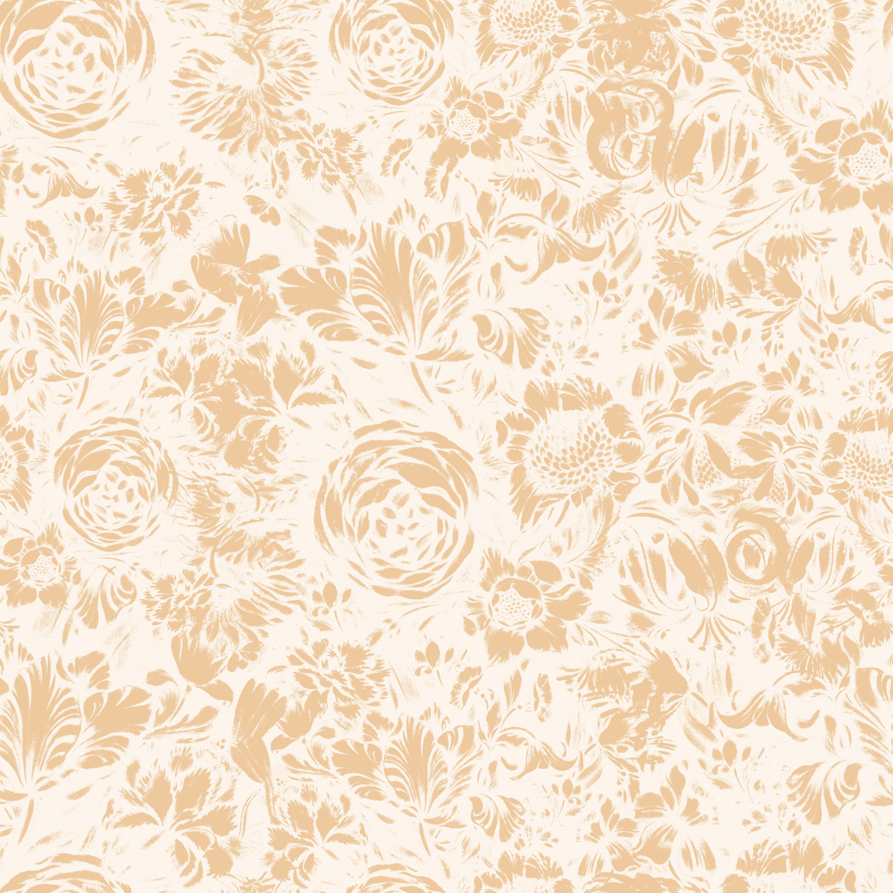 Papier peint illustration botanique douce et neutre⁠