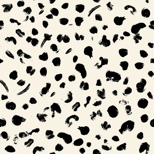 Papel de Parede Minimalista com Pinceladas Monocromáticas