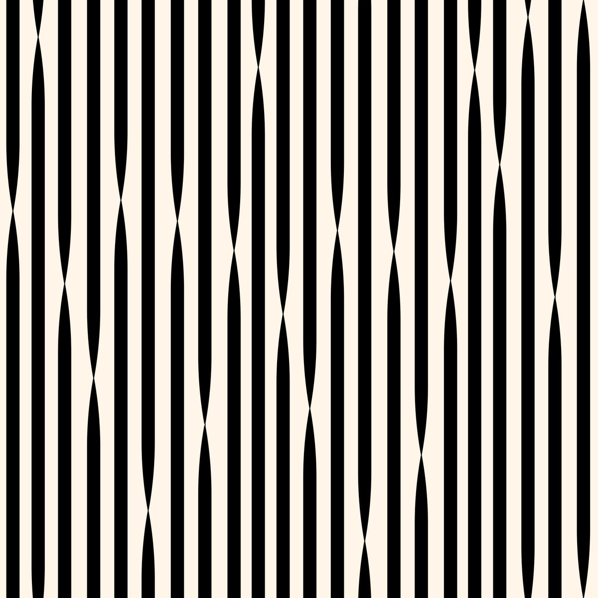 Tapete mit ineinandergreifenden monochromen Streifen in your room — zoomed