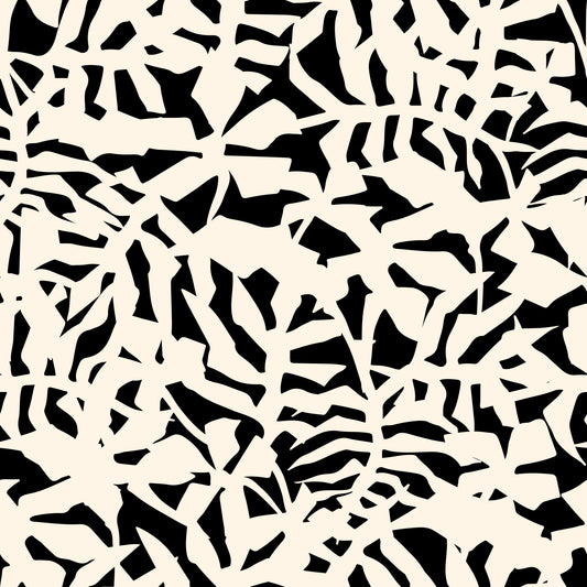 Graphic Botanical Silhouette Wallpaper⁠