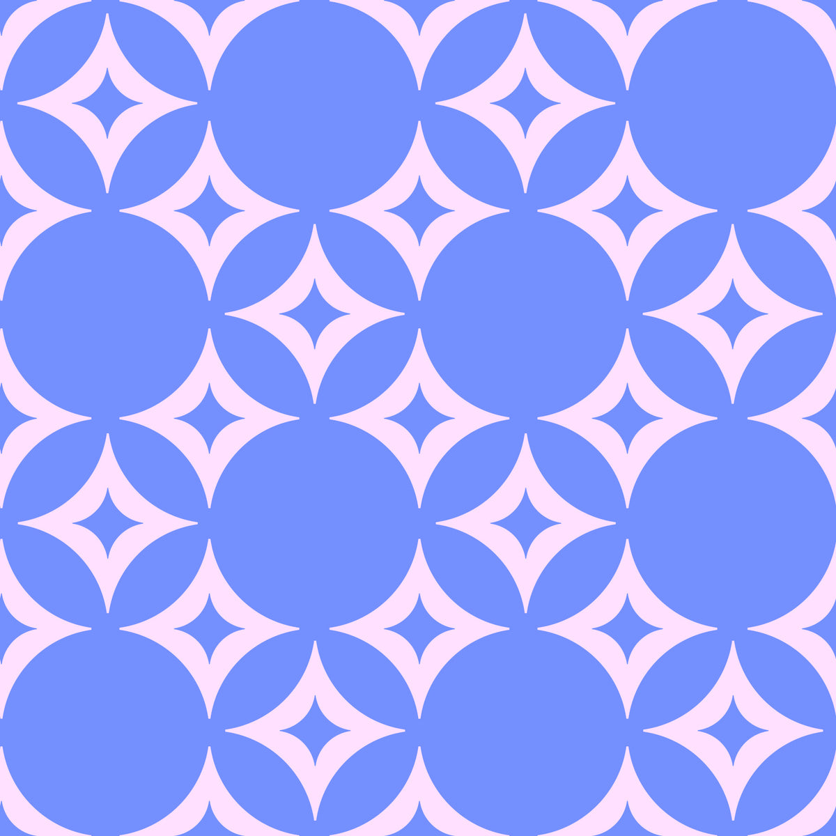 Tapet med geometriskt stjärnstrålemönster in your room — zoomed