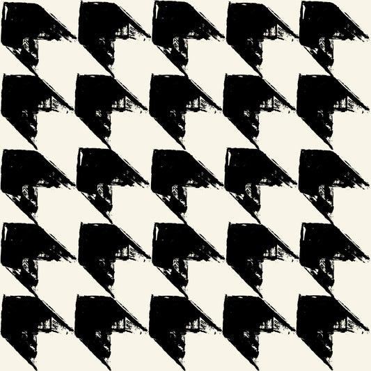 Abstrakt geometrisk gittertapet med blækdesign