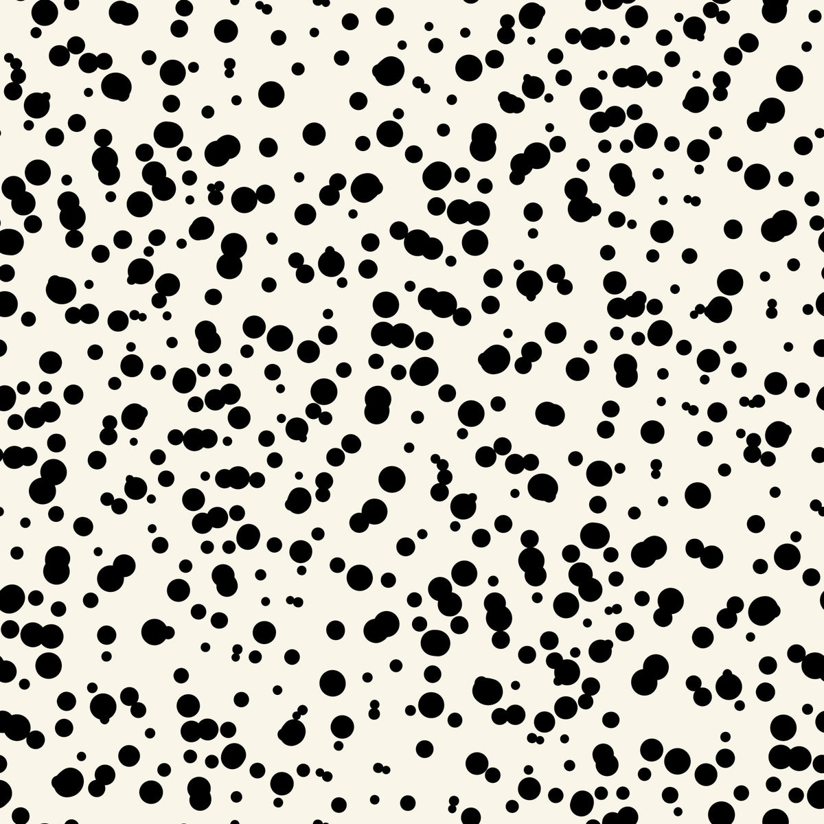 Papier peint artistique monochrome à motifs de pois in your room — zoomed
