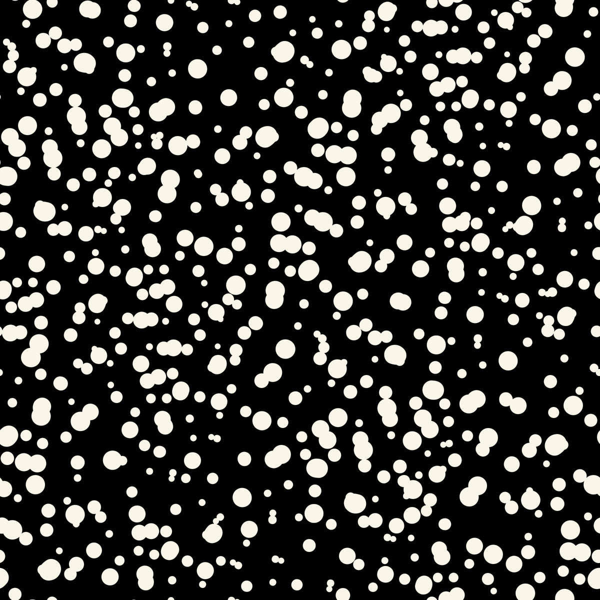 Tapete mit monochromem Muster aus verstreuten Punkten in your room — zoomed