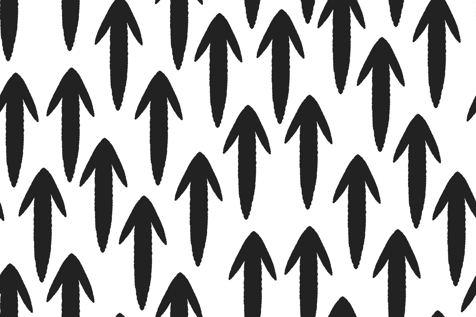 Graphic Arrow Pattern Wallpaper⁠