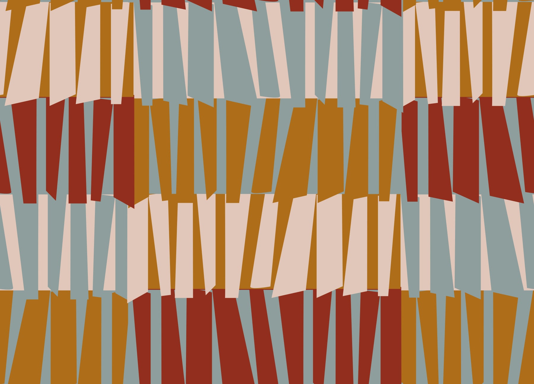 Retro Abstract Block Geometric Wallpaper⁠