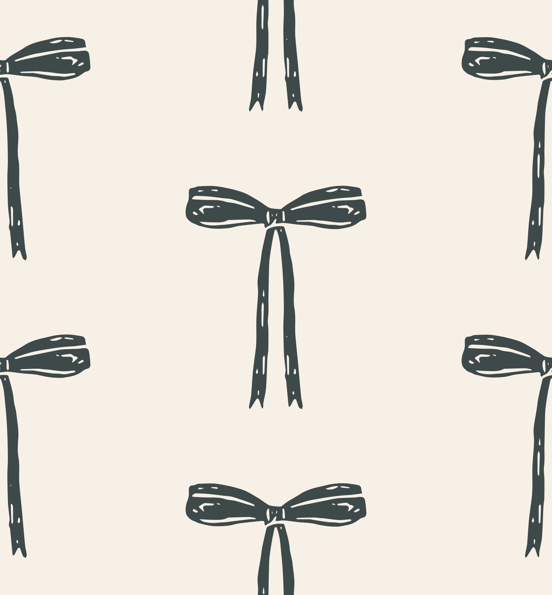 Papier peint minimaliste avec nœuds dessinés à la main⁠