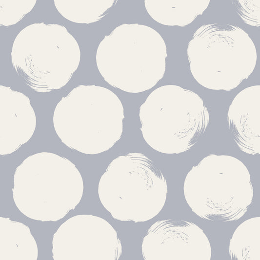 Minimalistische Tapete mit zartem Punktmuster