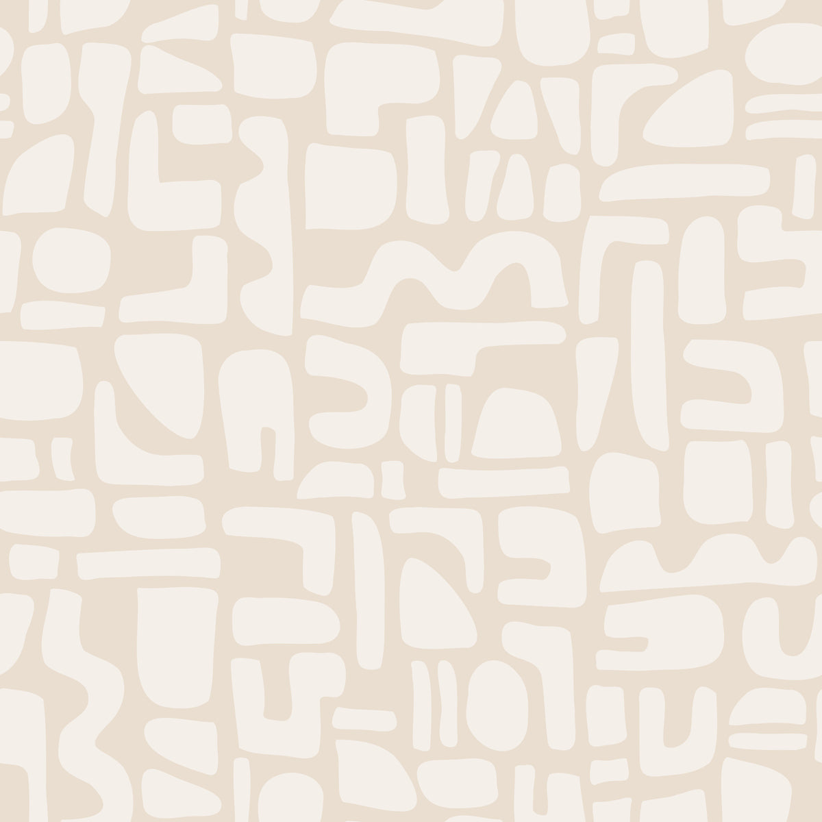 Carta da parati minimalista con forme geometriche delicate in your room — zoomed
