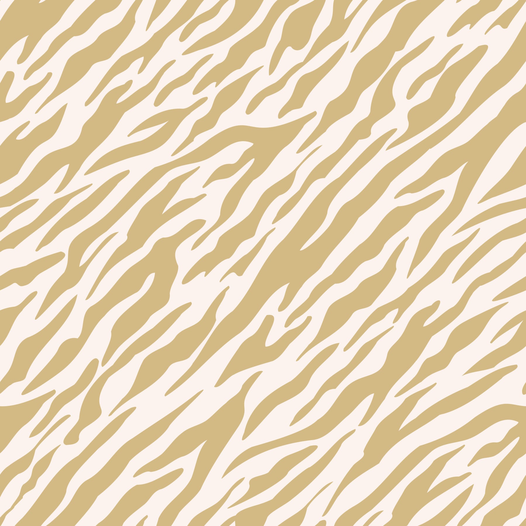 Abstrakte goldene Tierstreifen-Tapete
