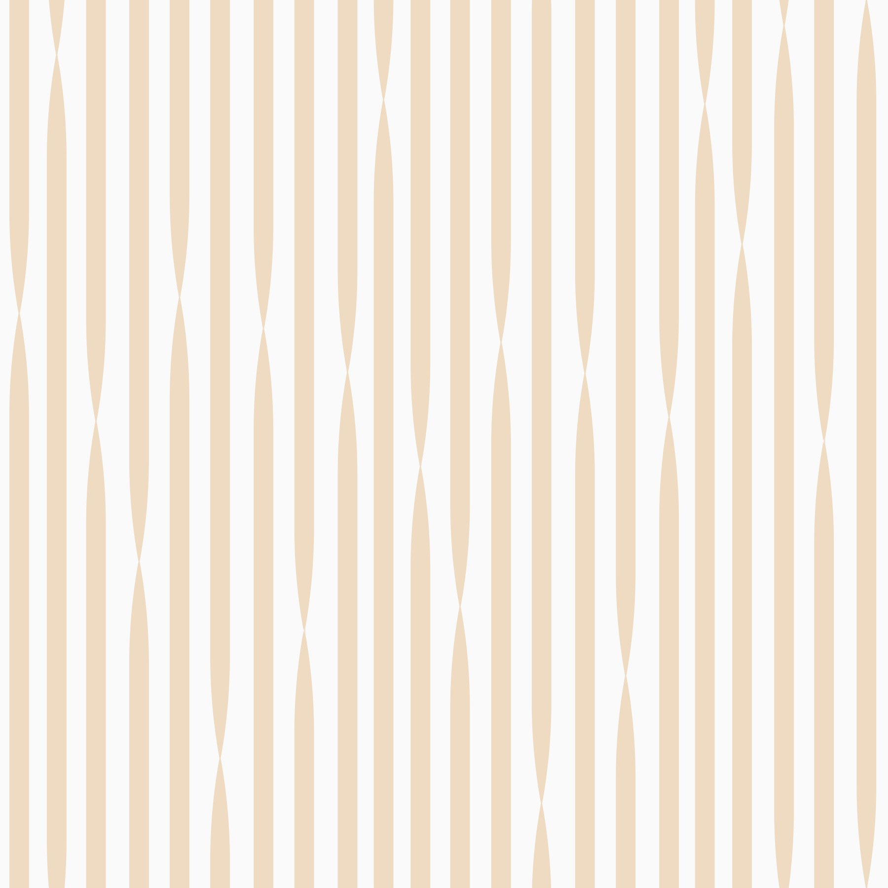 Tapete mit ineinandergreifenden Streifen in Creme und Beige