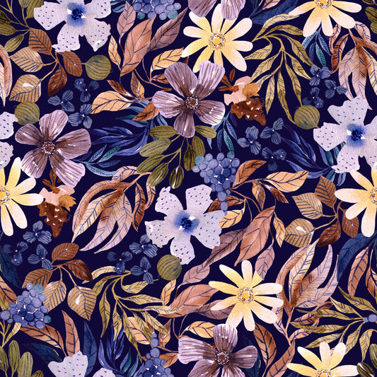 Papier peint impressionniste de jardin vintage