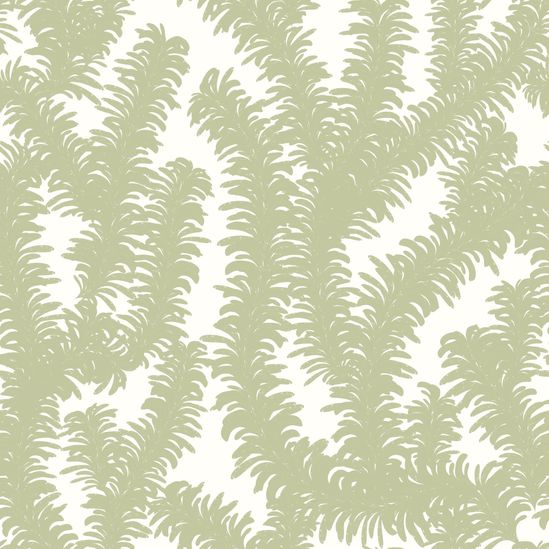 Papier peint minimaliste à motif de feuilles de sauge