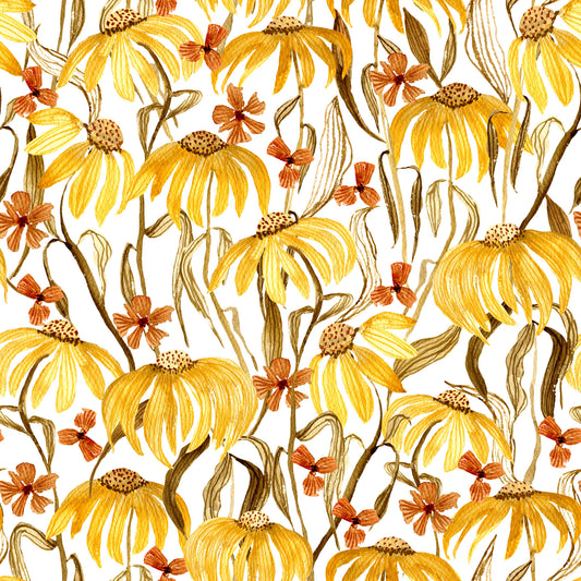 Golden Sunflower Meadow Wallpaper⁠