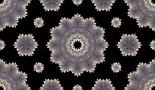 Ethereal Petal Bloom Pattern Wallpaper⁠